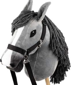 Hobby Horse grijs, groot formaat A3, voor hobby horsing