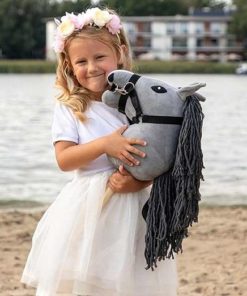 Alternative view of Hobby Horse Grijs, halster en teugels in set, formaat A5