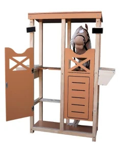 ByToiZZ Hobby Horse Set – Stal + Paard | Kleur blond