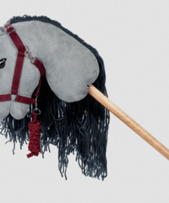 Halster en Halstertouw voor Hobby Horse | Kleur rood