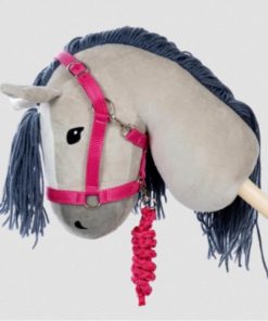 Halster en Halstertouw voor Hobby Horse | Kleur roze