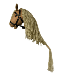 Alternative view of Luxe Hobby Horse met open mond en staart | ByToizz | Kleur Blond