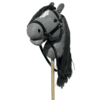 Skippy Hobby Horse Grijs, halster en teugels in set, formaat A4 De Hobby Horse specialist van Nederland en België Hobbyhorse Medium