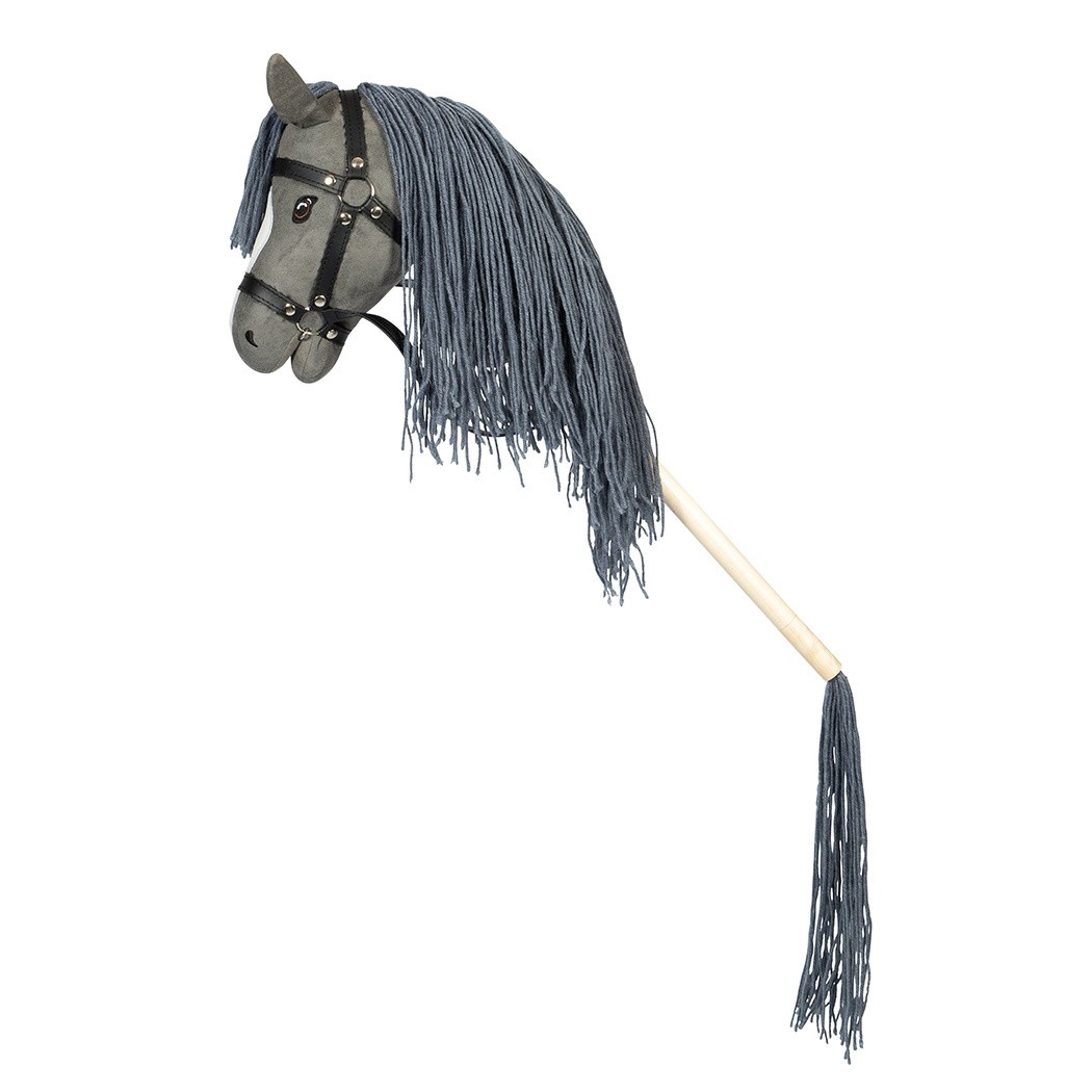 Luxe Hobby Horse met open mond en staart | Grijs De Hobby Horse specialist van Nederland en België Luxe Hobby Horse met open mond en staart | Grijs - Afbeelding 2