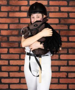 Alternative view of Hobby Horse kastanjebruin | Groot formaat A3 met halster