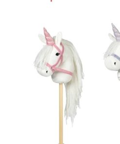 Alternative view of Hobby Horse witte unicorn met roze hoorn | Merk: Byastrup