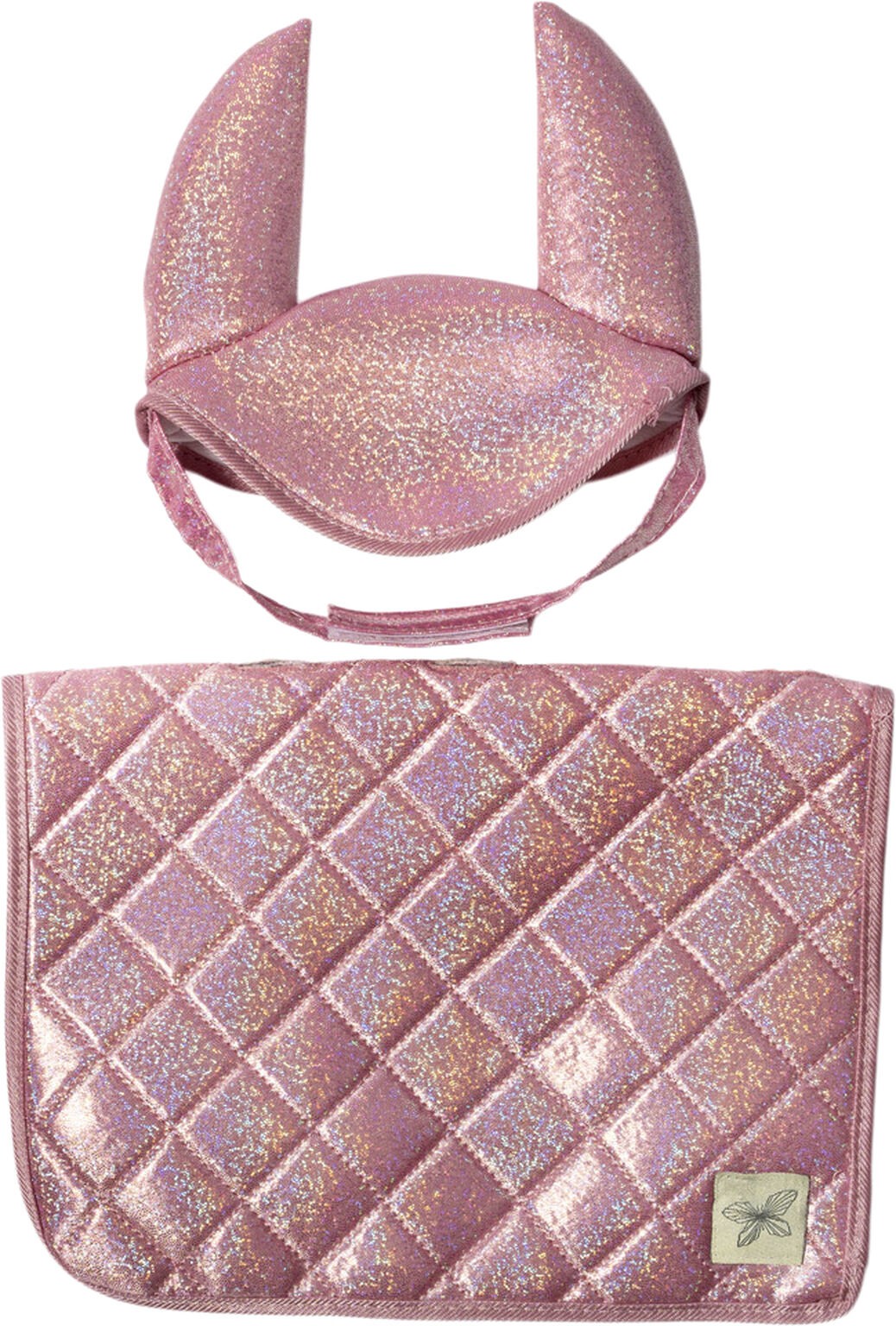 Hobby Horse Zadeldekje en Glitter Muts Roze De Hobby Horse specialist van Nederland en België Hobby Horse Zadeldekje en Glitter Muts Roze