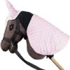 Deken en vliegenkap voor Hobby Horse | Omkeerbaar Fuchsia en Marineblauw De Hobby Horse specialist van Nederland en België HobbyHorse Accessoires