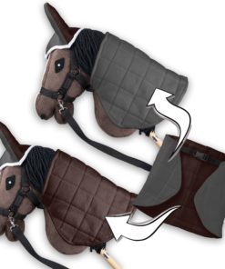 Hobby Horse Deken en oorbeschermer Grijs/bruin