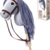 Hobby Horse Grijs, halster en teugels in set, formaat A5 De Hobby Horse specialist van Nederland en België Hobbyhorse klein