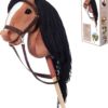 Hoppihorse hobby horse met halster en staart – zwart De Hobby Horse specialist van Nederland en België Hobbyhorse Medium
