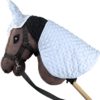 Deken en oorbeschermer voor Hobby Horse | Omkeerbaar | Roze/Grijs De Hobby Horse specialist van Nederland en België HobbyHorse Accessoires