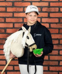 Alternative view of Skippi Hobby Horse Almond kleur met halster | Groot formaat A3