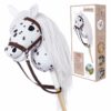 BY ASTRUP® Thor – Zwart Hobby Horse met Glanzende Manen De Hobby Horse specialist van Nederland en België Hobbyhorse Medium