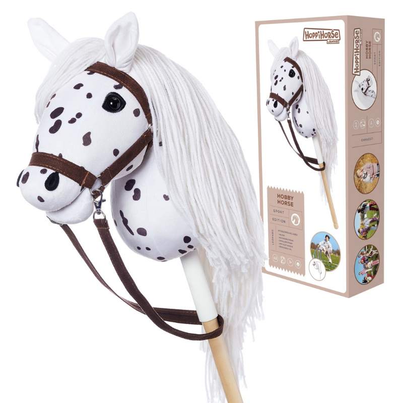 Hoppihorse Hobby Horse wit met zwarte vlekken De Hobby Horse specialist van Nederland en België Hoppihorse Hobby Horse wit met zwarte vlekken