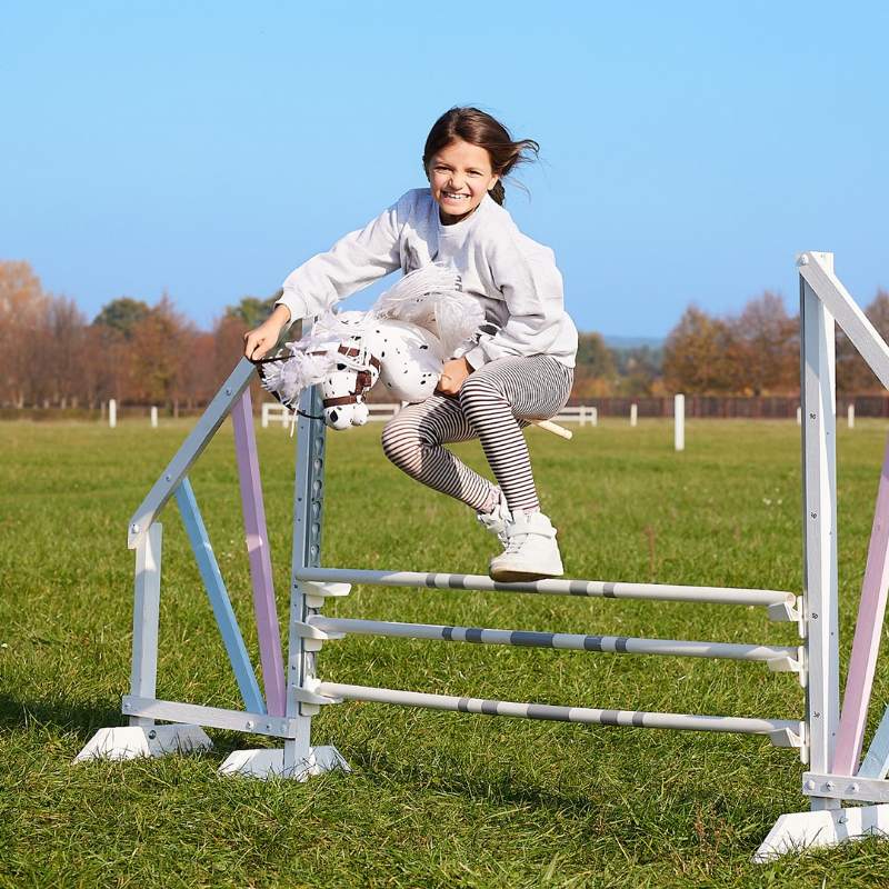 Hoppihorse Hobby Horse wit met zwarte vlekken De Hobby Horse specialist van Nederland en België Hoppihorse Hobby Horse wit met zwarte vlekken - Afbeelding 4