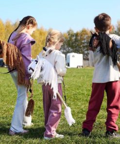 Alternative view of Hoppihorse Hobby Horse wit met zwarte vlekken