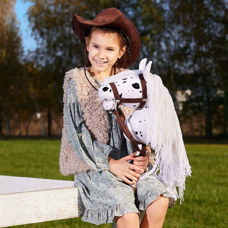 Hoppihorse Hobby Horse wit met zwarte vlekken De Hobby Horse specialist van Nederland en België Hoppihorse Hobby Horse wit met zwarte vlekken - Afbeelding 5