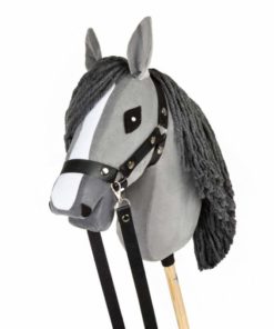 Alternative view of Hobby Horse Halster van Kunstleer - Zwart