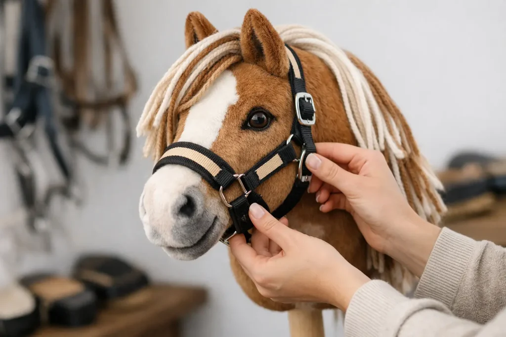 Halster voor hobby horse kiezen zonder twijfel