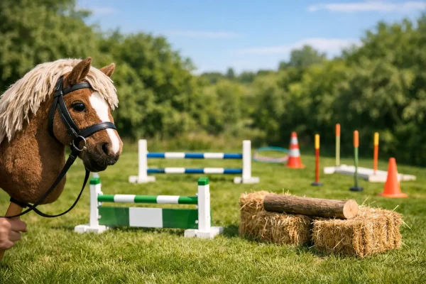 Hobby horse spring parcours opbouwen