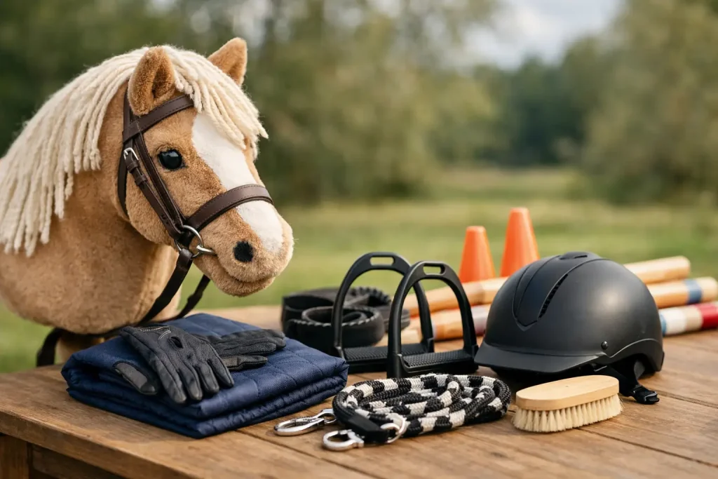 Welke accessoires eerst nodig voor hobby horsing?