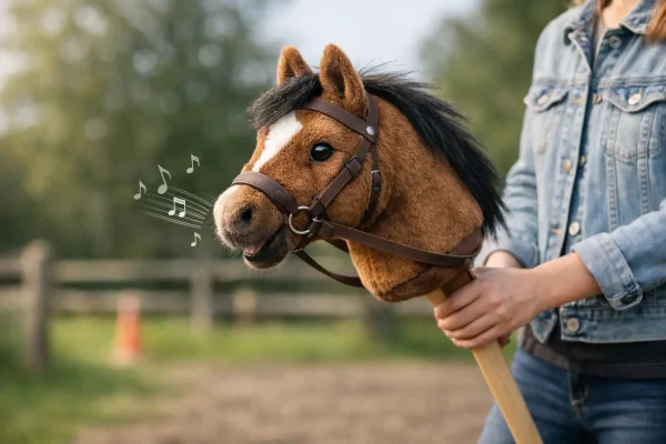 Is een hobby horse met geluid een goed idee?