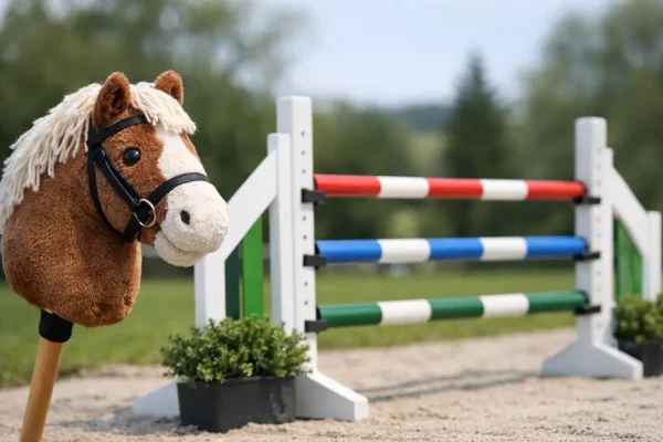 Springhindernis hoogte voor hobbyhorse kiezen