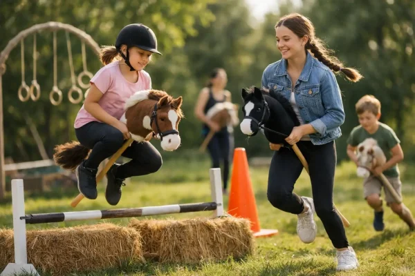 5 hobby horse spelideeën voor actieve paardenfans