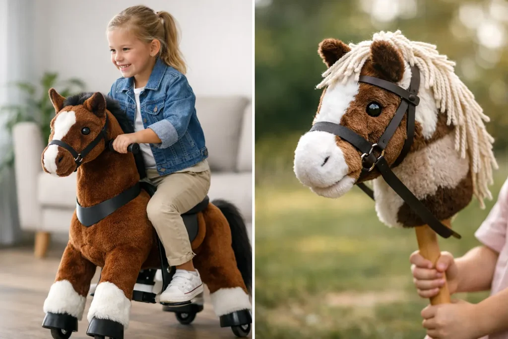 PonyCycle versus hobbyhorse: wat past beter?