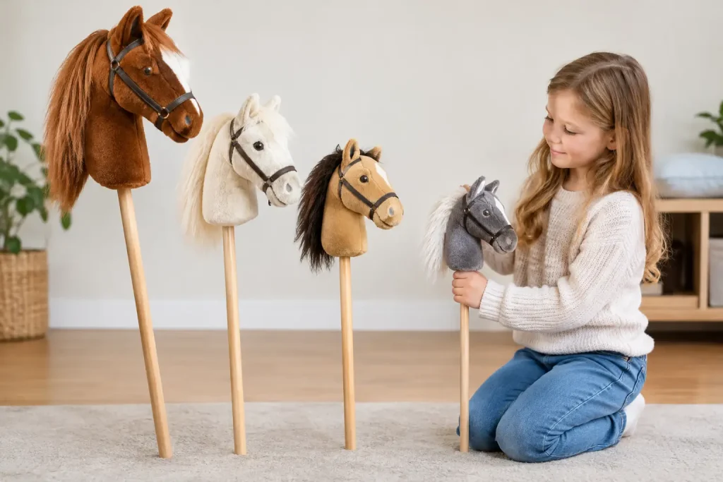 Welke stokpaard maten passen bij je kind?